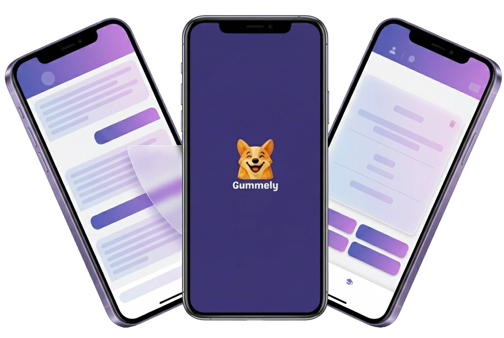 Gummely App Interface